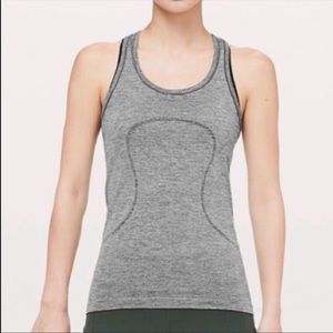 EUC Lululemon Swiftly Tech Tank Silver Sparkle